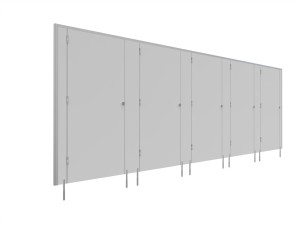 EXPRESS - 48 H - Toiletcabines met LPW- SOLARI 5 deuren - TYPE I tussen de muren 